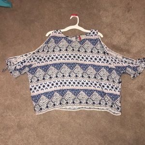 Open sleeve Viscose shirt